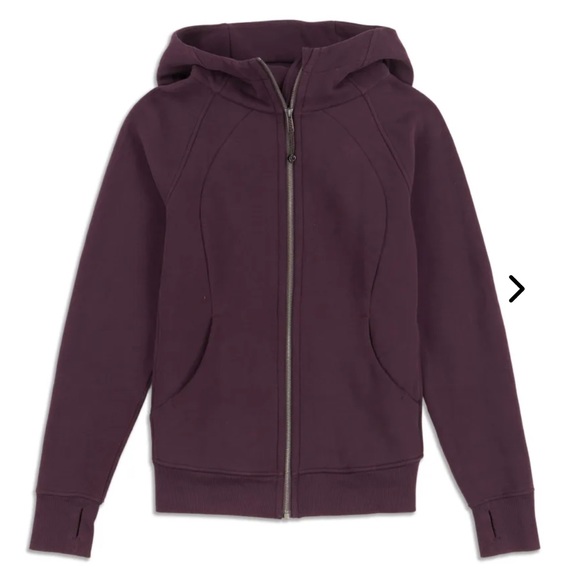 Lululemon Purple Scuba Full Zip - Picture 2 of 5